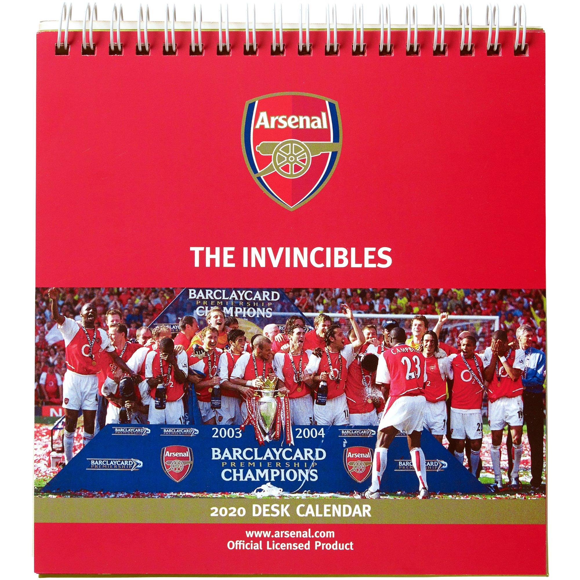 Arsenal 2020 Desk Calendar Official Online Store