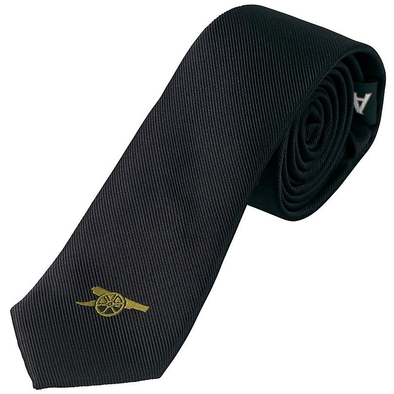 Arsenal Black Skinny Tie