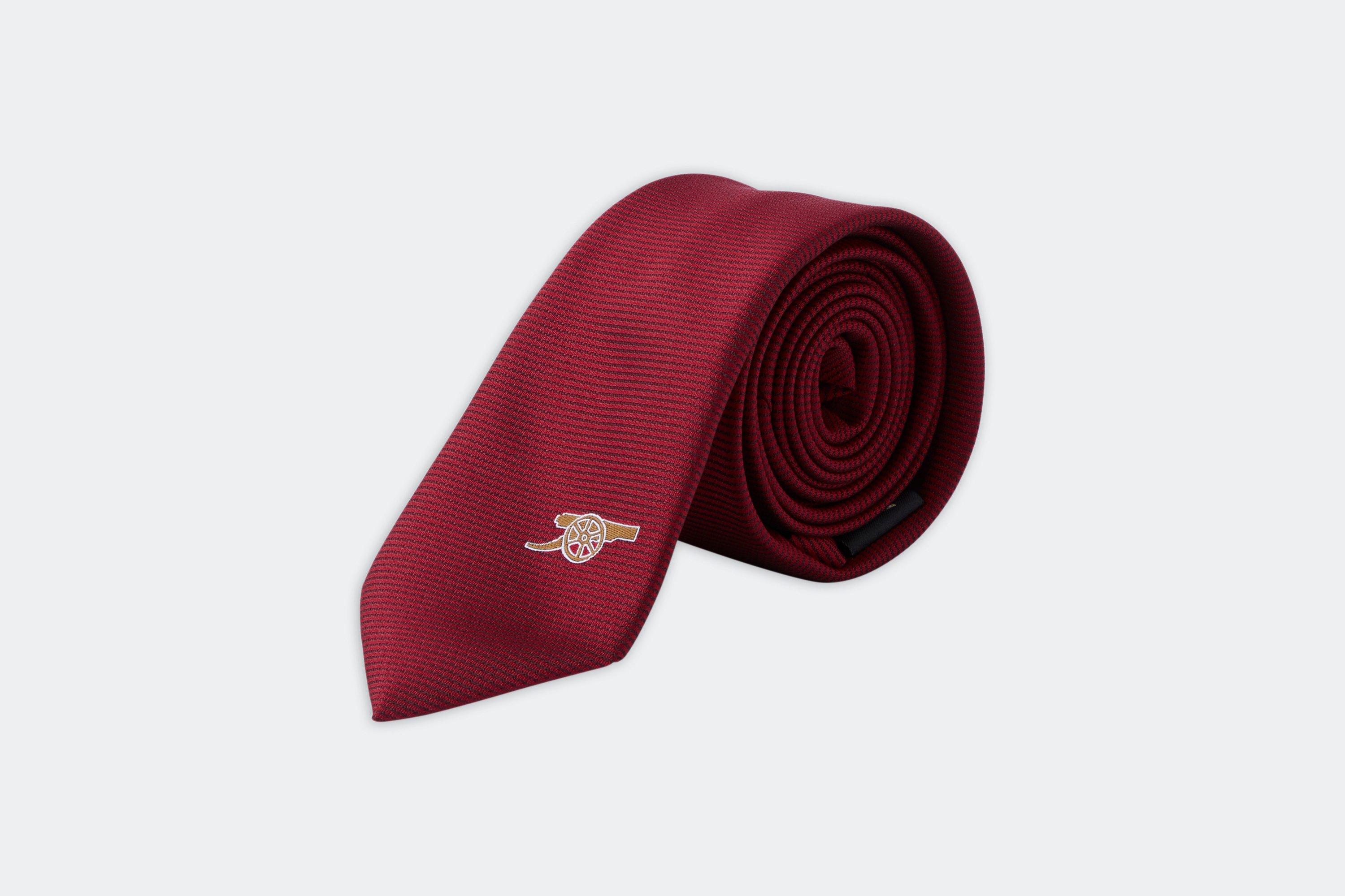 Arsenal Red Skinny Tie