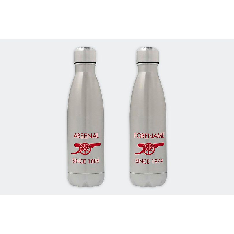 Arsenal Personalised Cannon Water Bottle