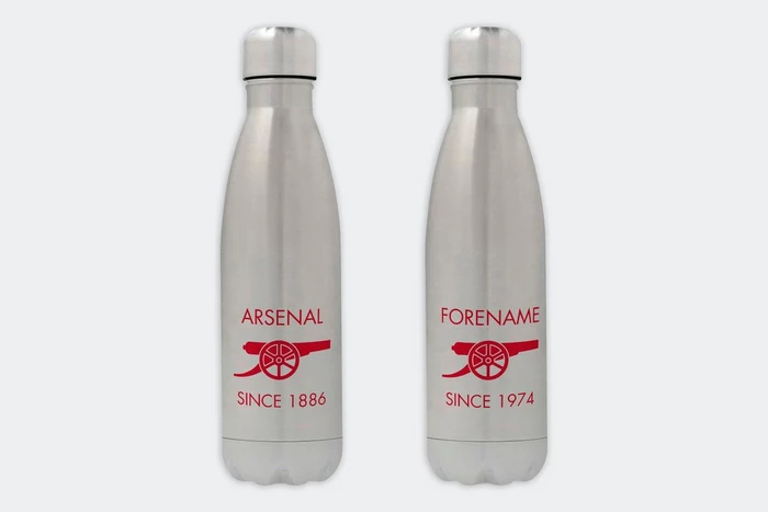 Arsenal Personalised Cannon Water Bottle