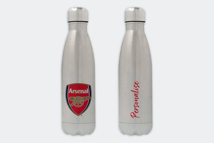 Arsenal Personalised Crest Water Bottle