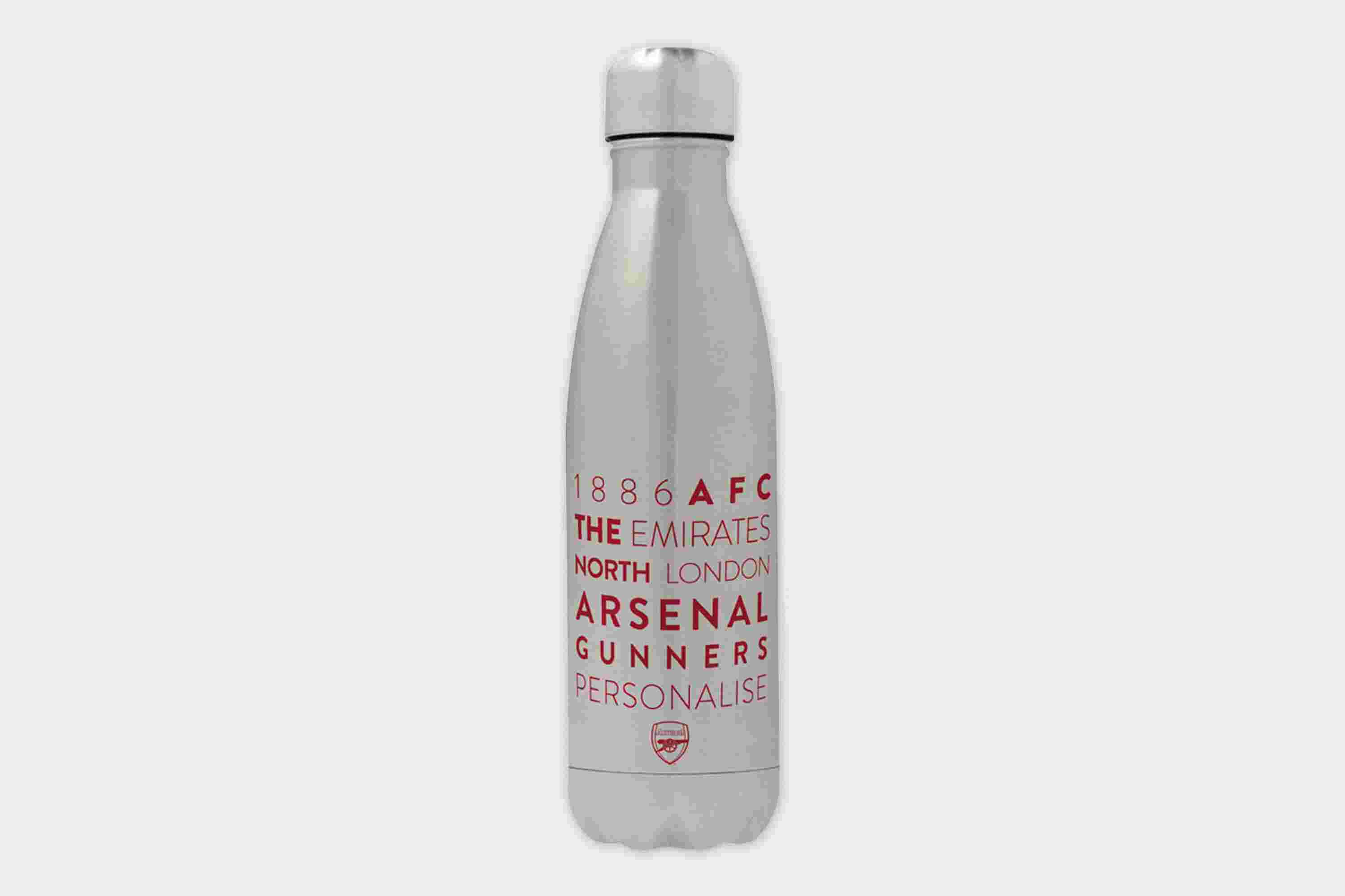 Arsenal Personalised 1886 AFC Water Bottle