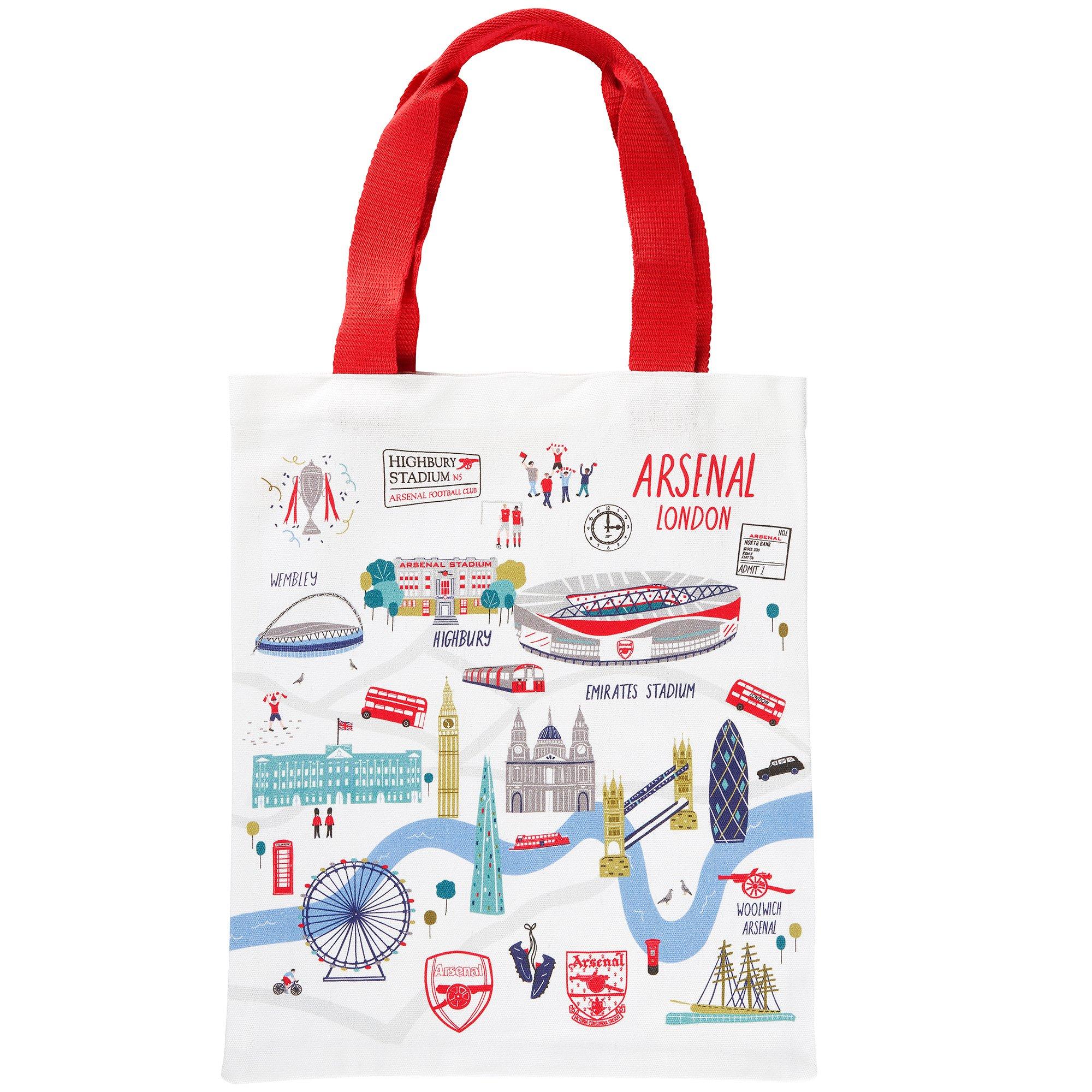 Arsenal London Map Canvas Bag | Official Online Store