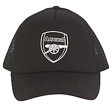 Arsenal Essentials Black Crest Cap