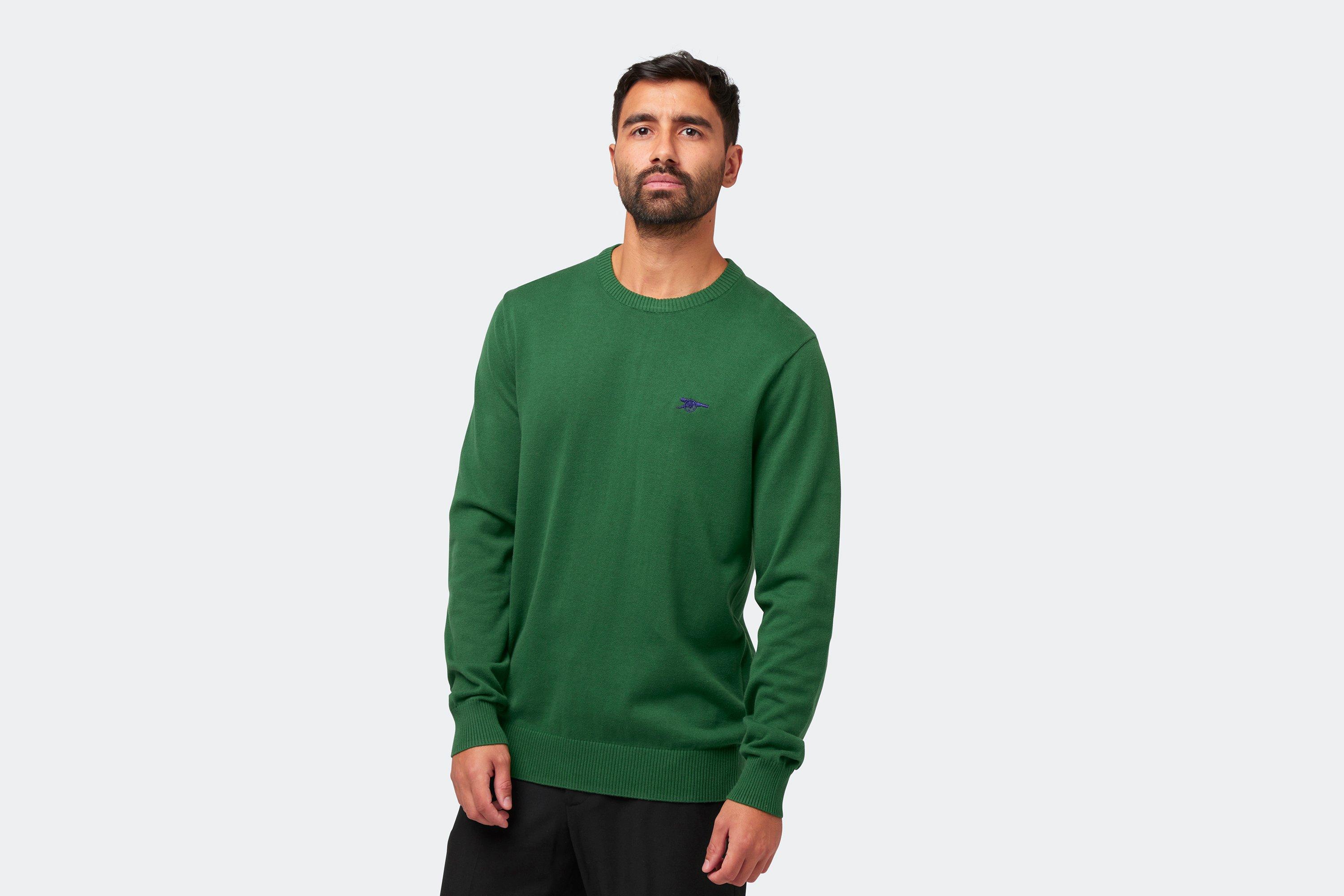 Arsenal Since 1886 Green Crew Neck Cotton Jumper