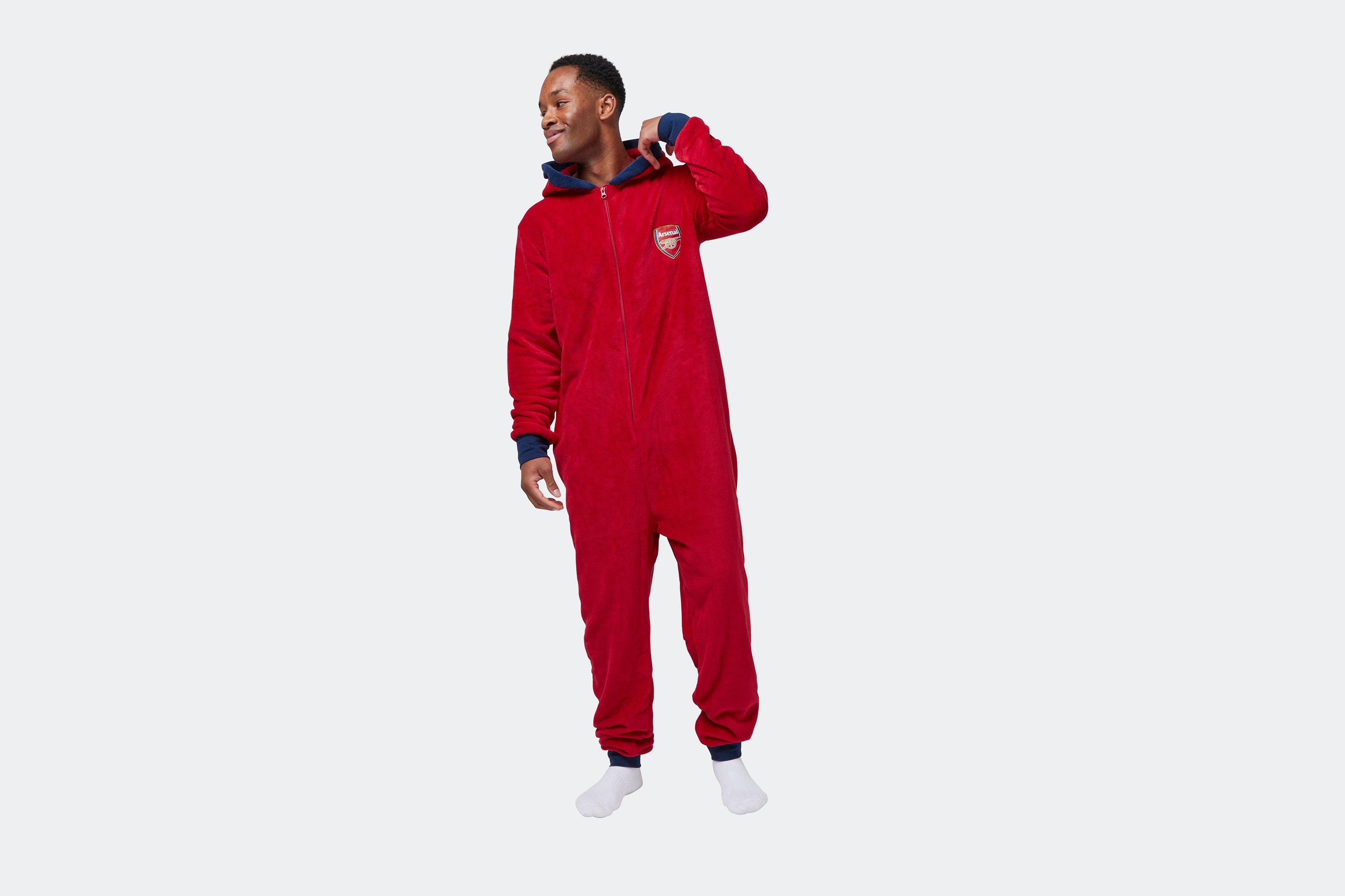 Arsenal Fleece All In One Red Pyjama Official Online Store