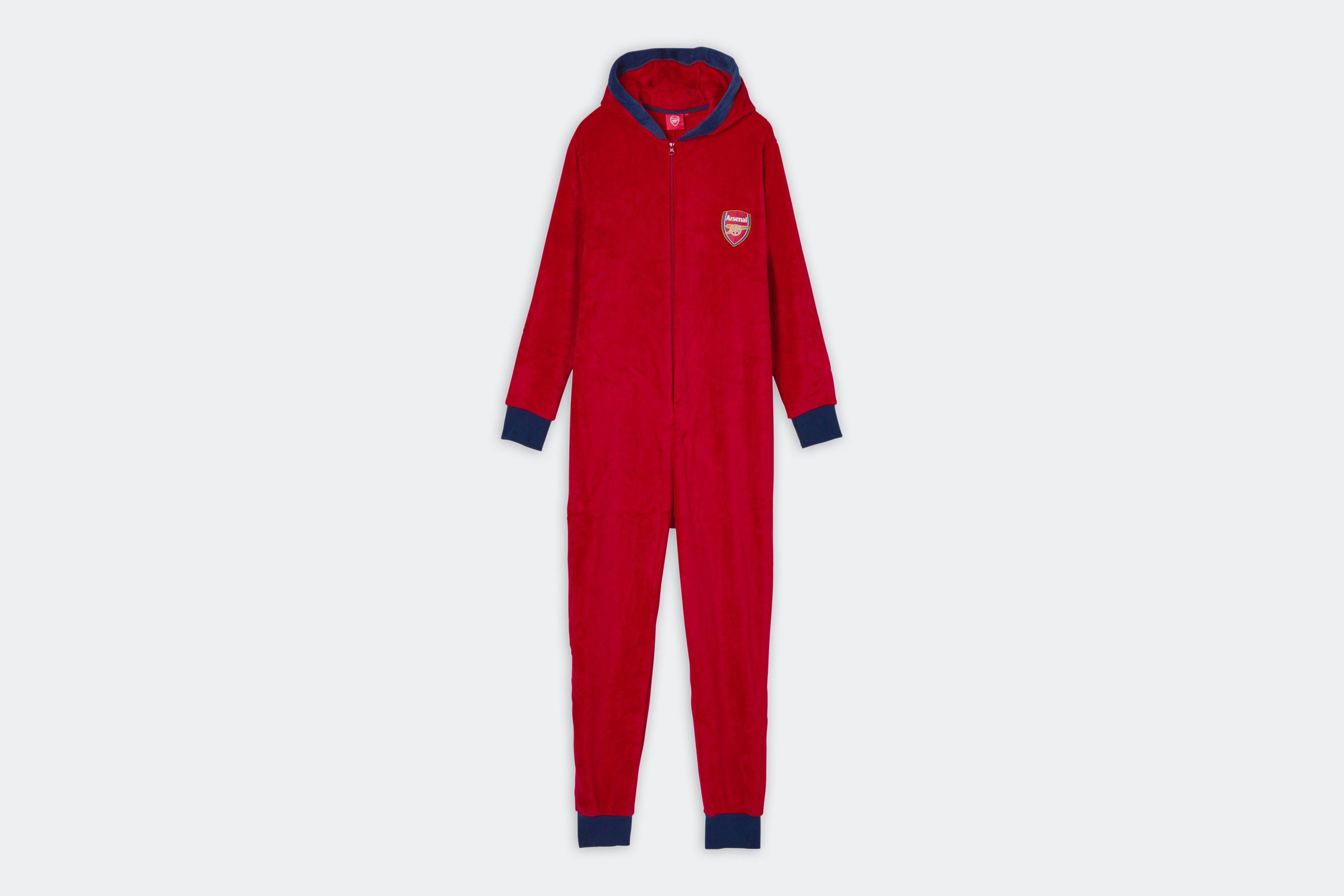 Arsenal Fleece All In One Red Pyjama Official Online Store