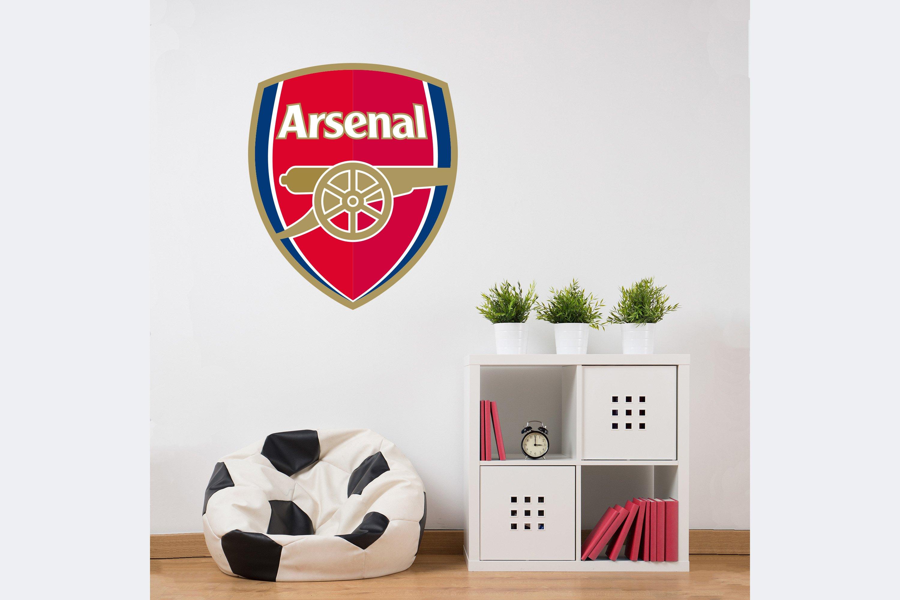 Arsenal Crest Wall Sticker Set Official Online Store