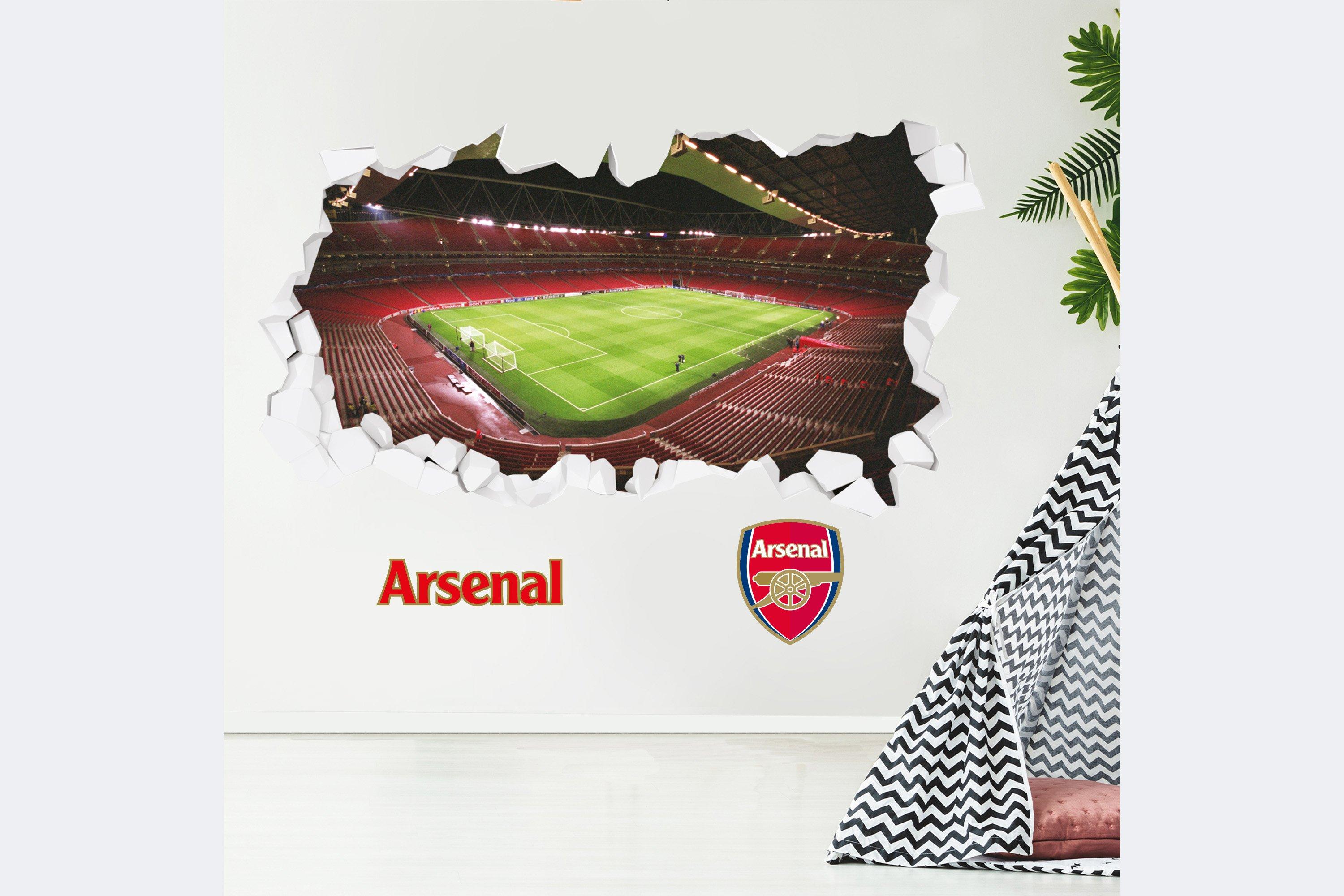 Arsenal on the wall sticker decal 5 x 3 