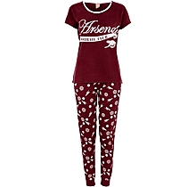 Arsenal Womens Cannon Cotton Pyjamas Arsenal Womens Cannon Cotton Pyjamas