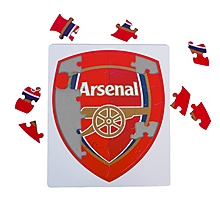 Arsenal Colour-In Crest Puzzle Set