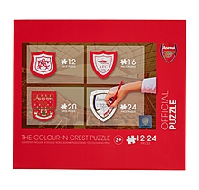 Arsenal Colour-In Crest Puzzle Set Arsenal Colour-In Crest Puzzle Set
