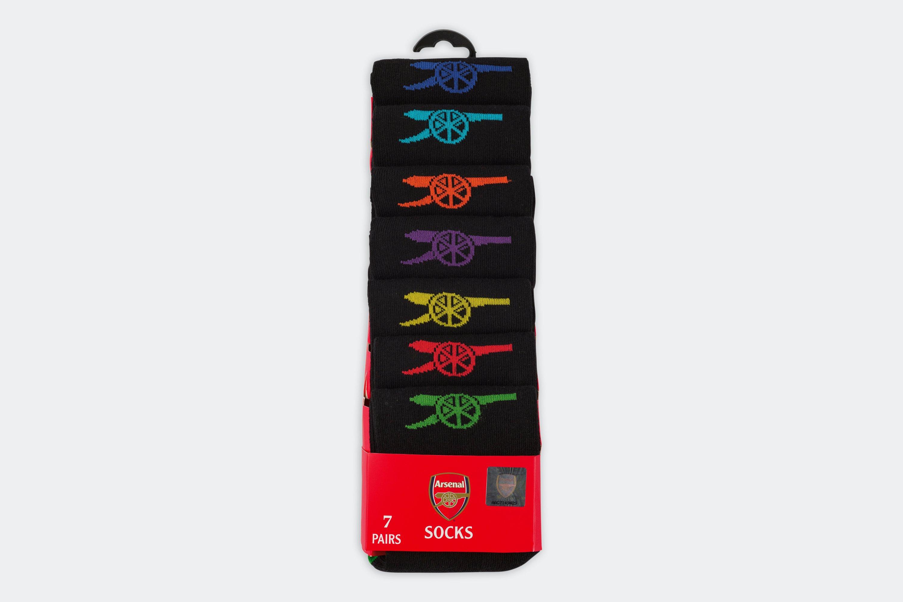 Arsenal Essentials 7 Day Socks Set