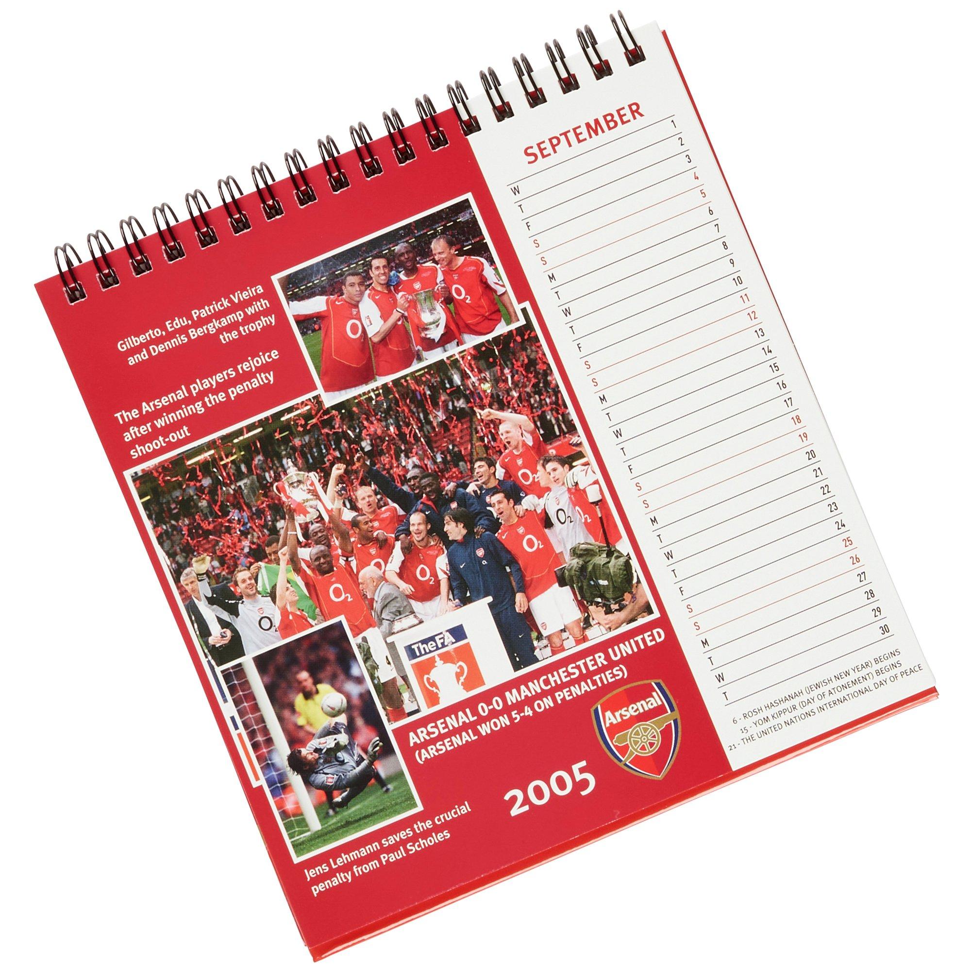 Arsenal 2021 Desk Calendar Official Online Store