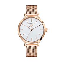 Arsenal Womens Rose Gold Watch Arsenal Womens Rose Gold Watch