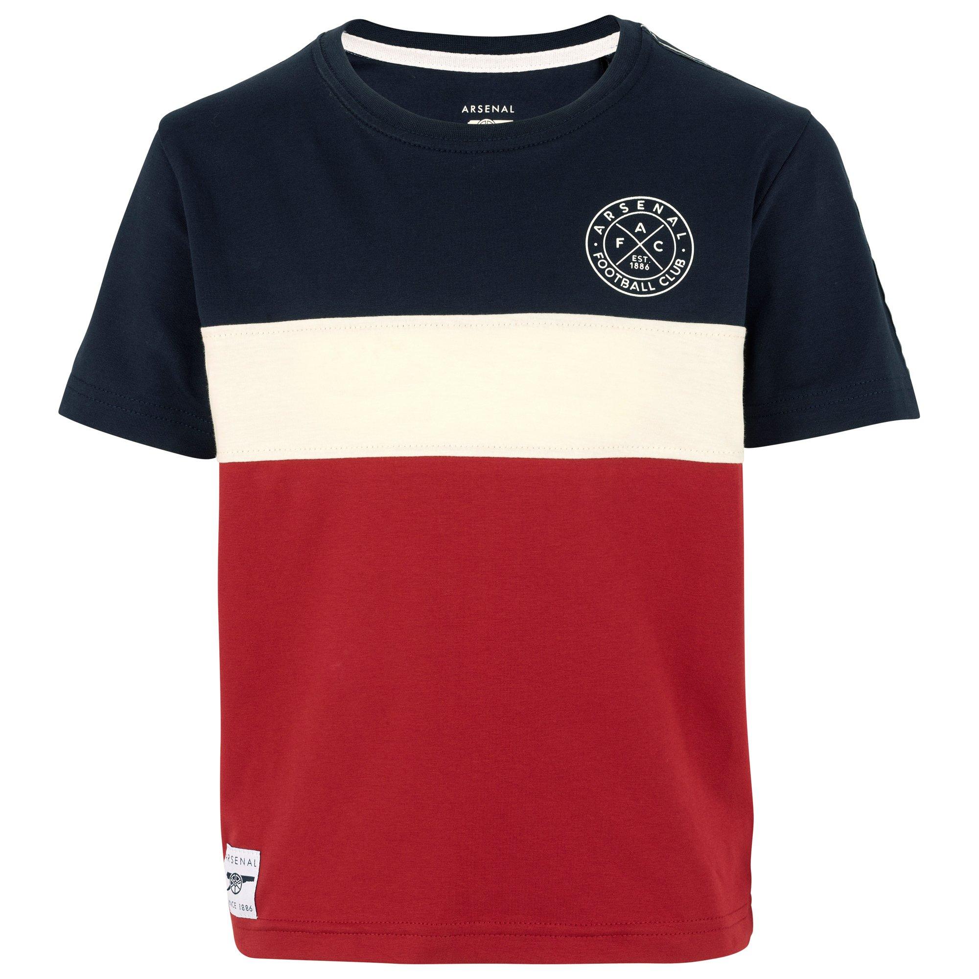 Arsenal Kids Since 1886 Colour Block T-Shirt | T-shirts | Clothing (2 ...