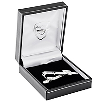 Arsenal Silver Plated Crest Tie Slide