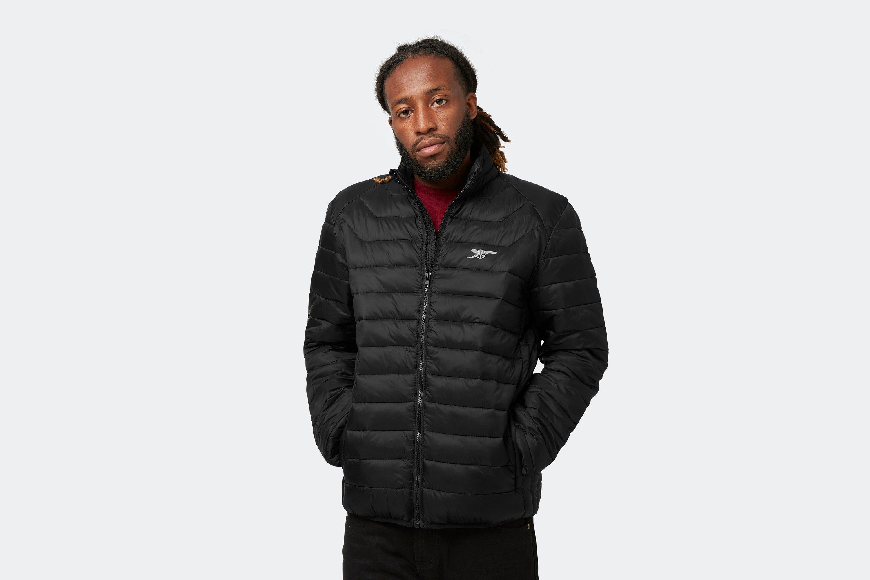 Arsenal Since 1886 Black Padded Jacket