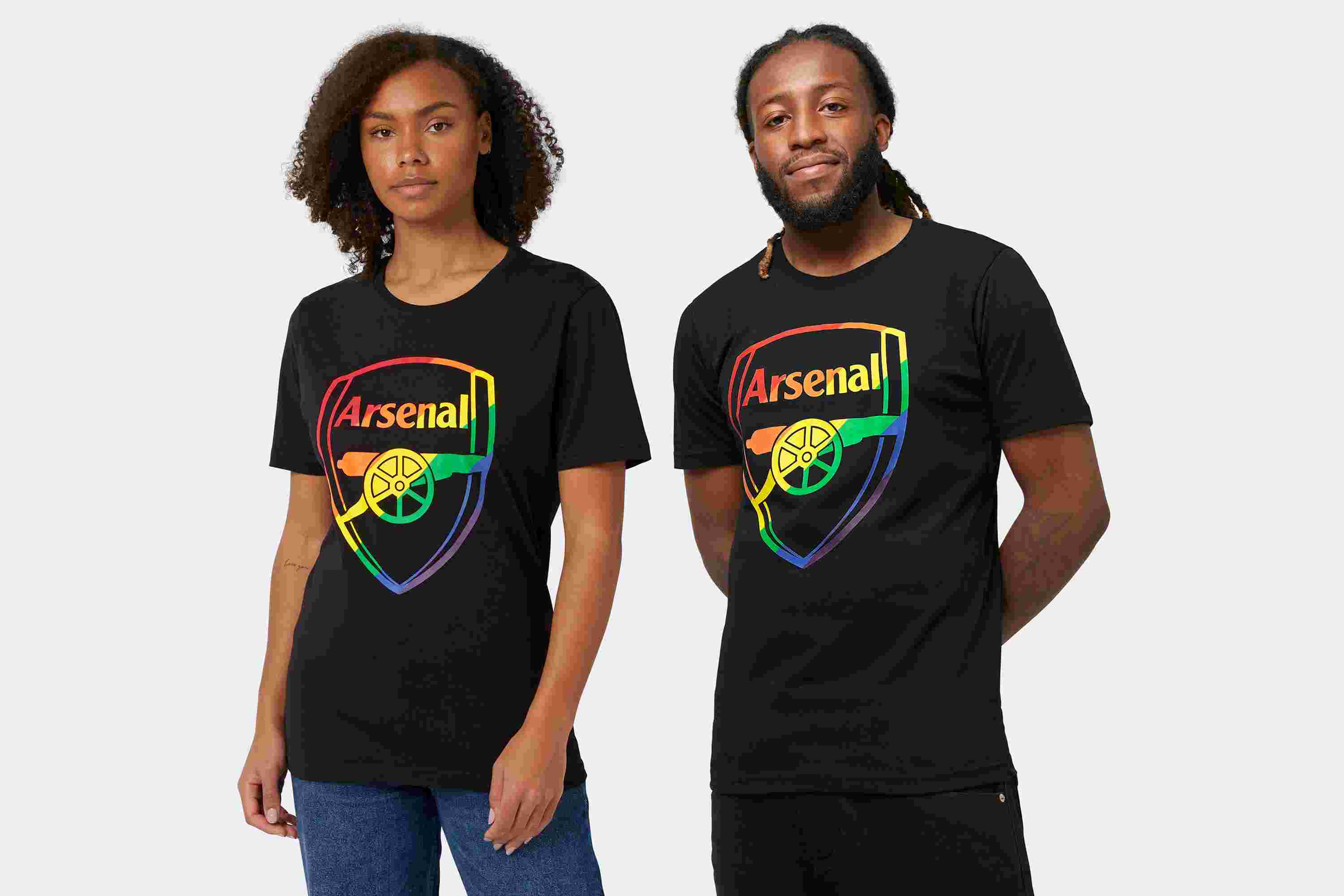 Arsenal Rainbow Crest T-Shirt