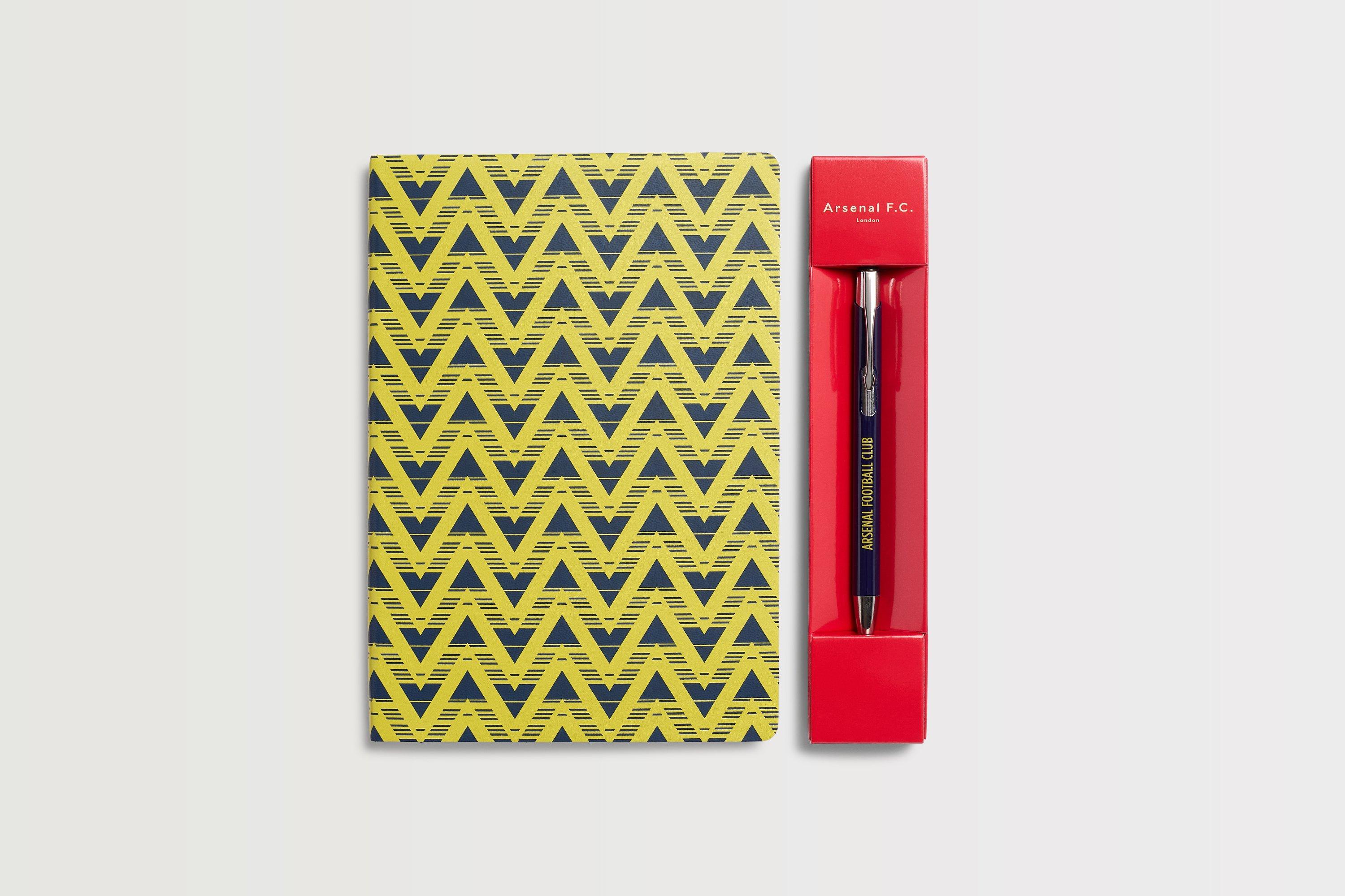 Arsenal Bruised Banana Notebook and Pen Set