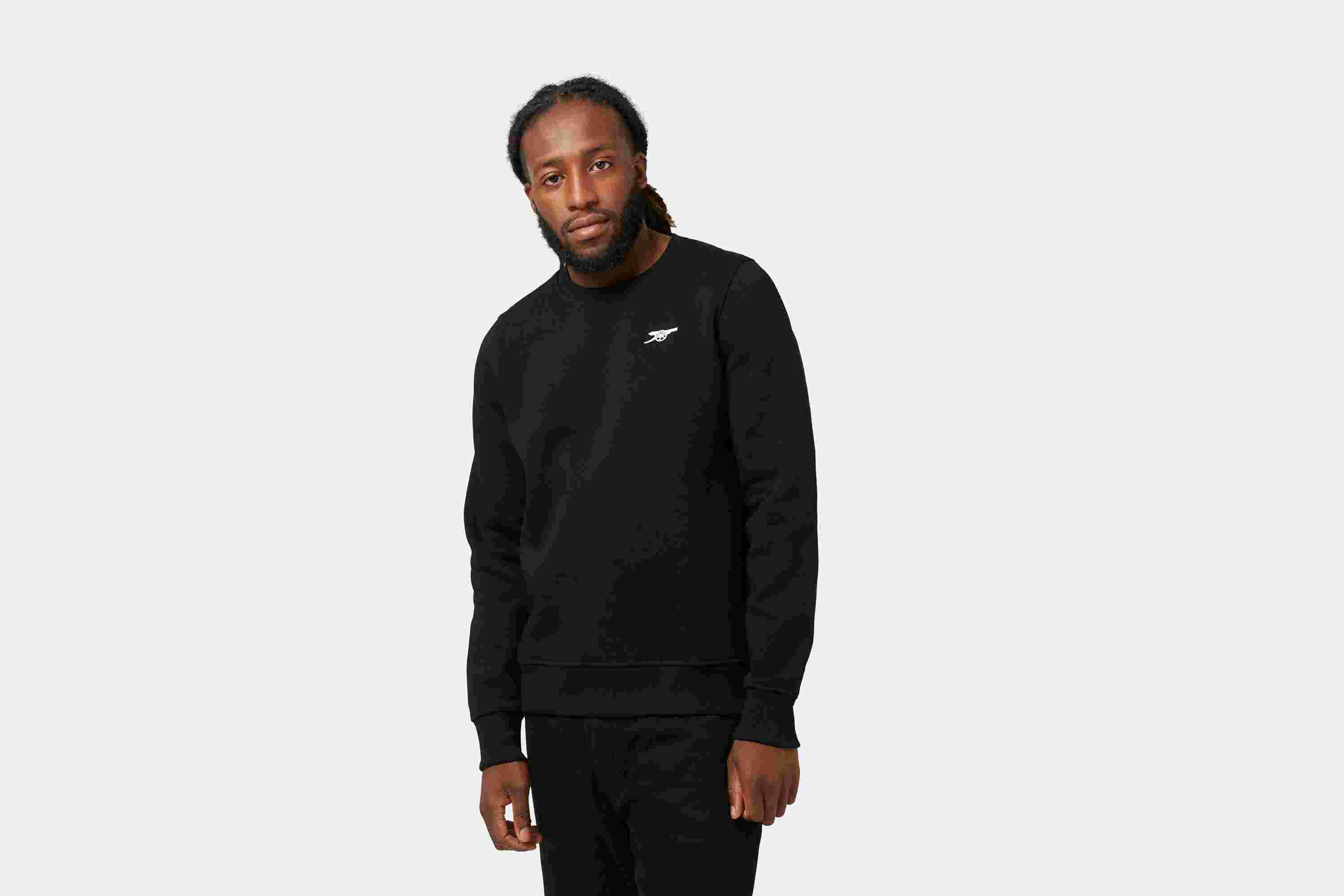 Arsenal Essentials Black Sweatshirt
