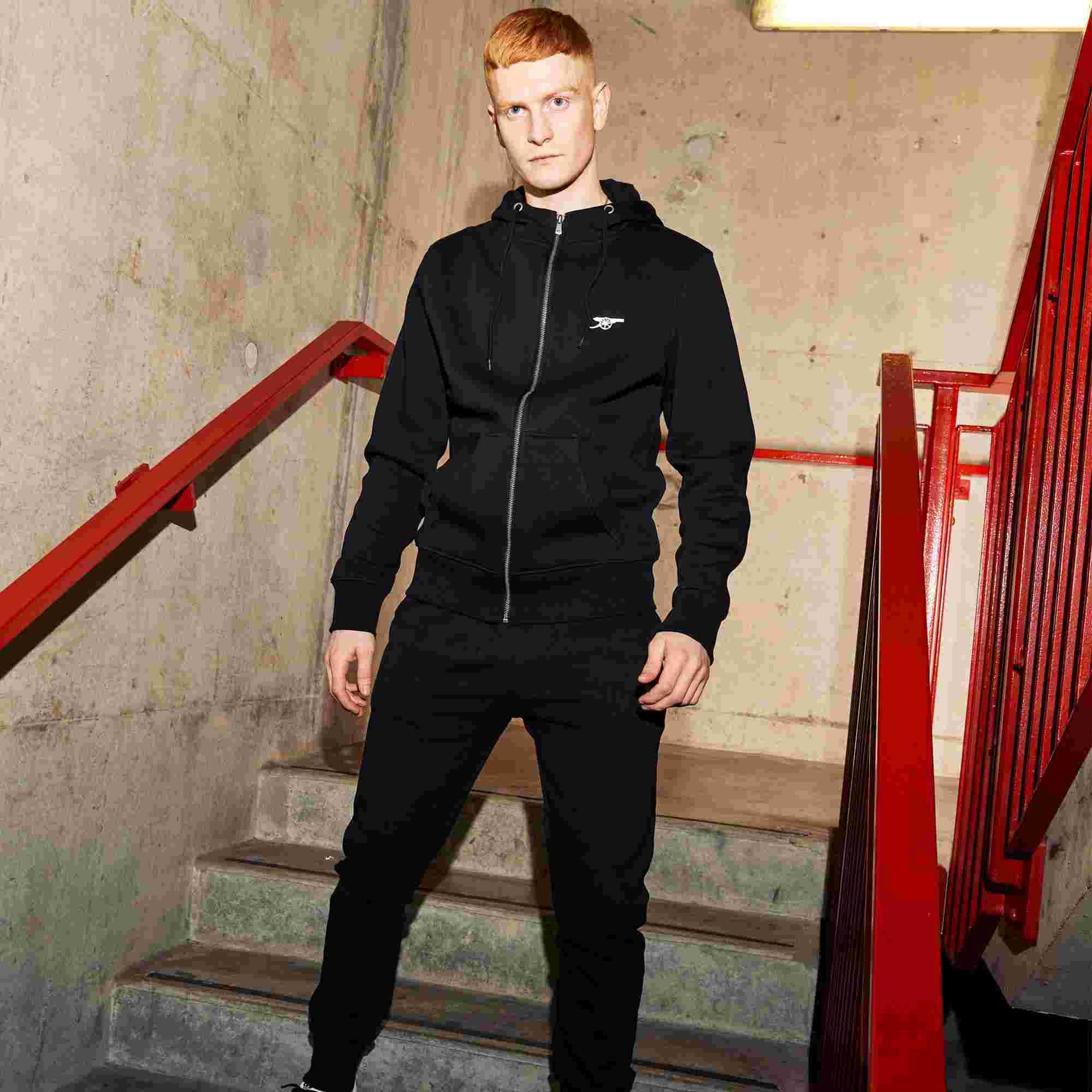 Arsenal Essentials Black Jogpants