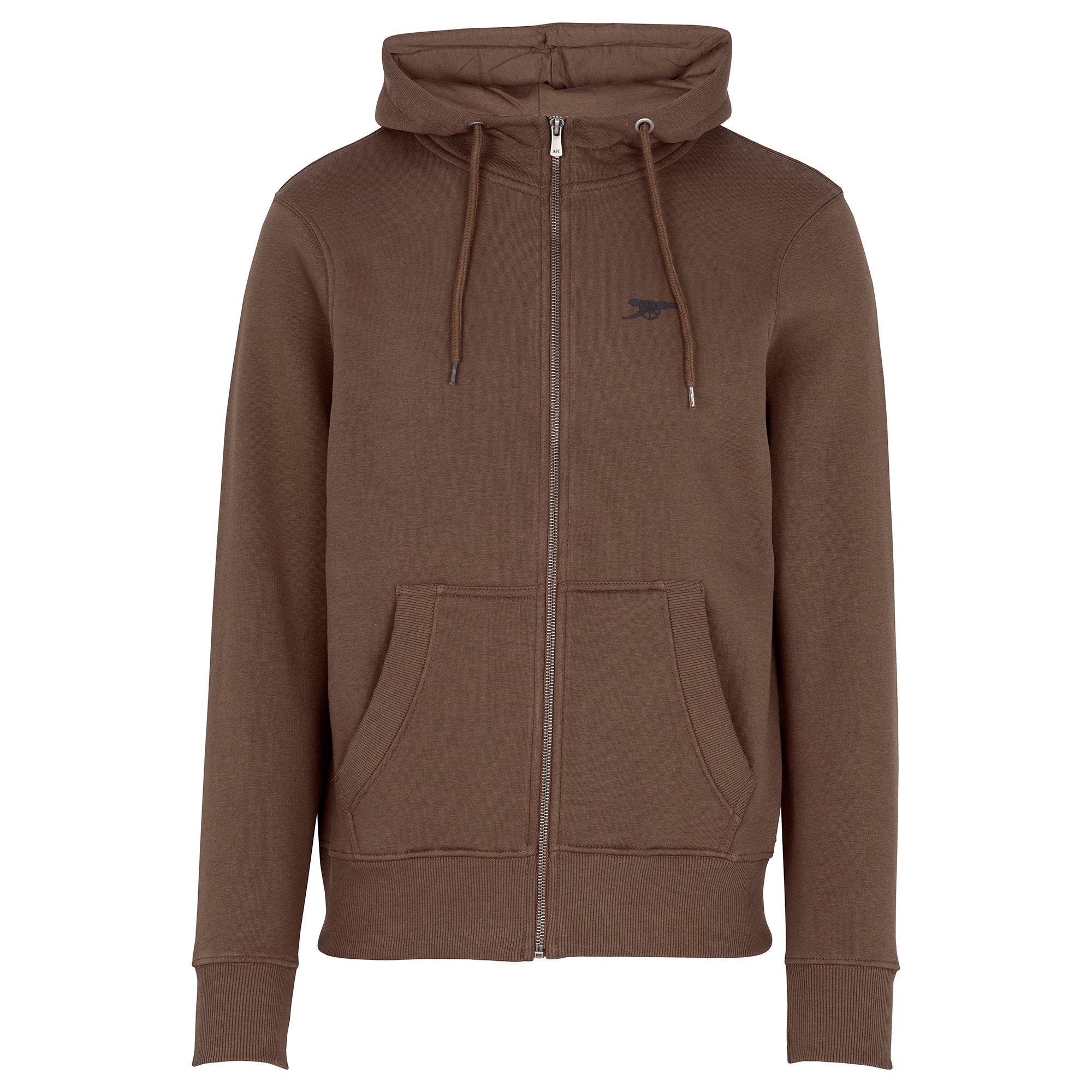 brown full zip hoodie - OFF-68% >Free Delivery
