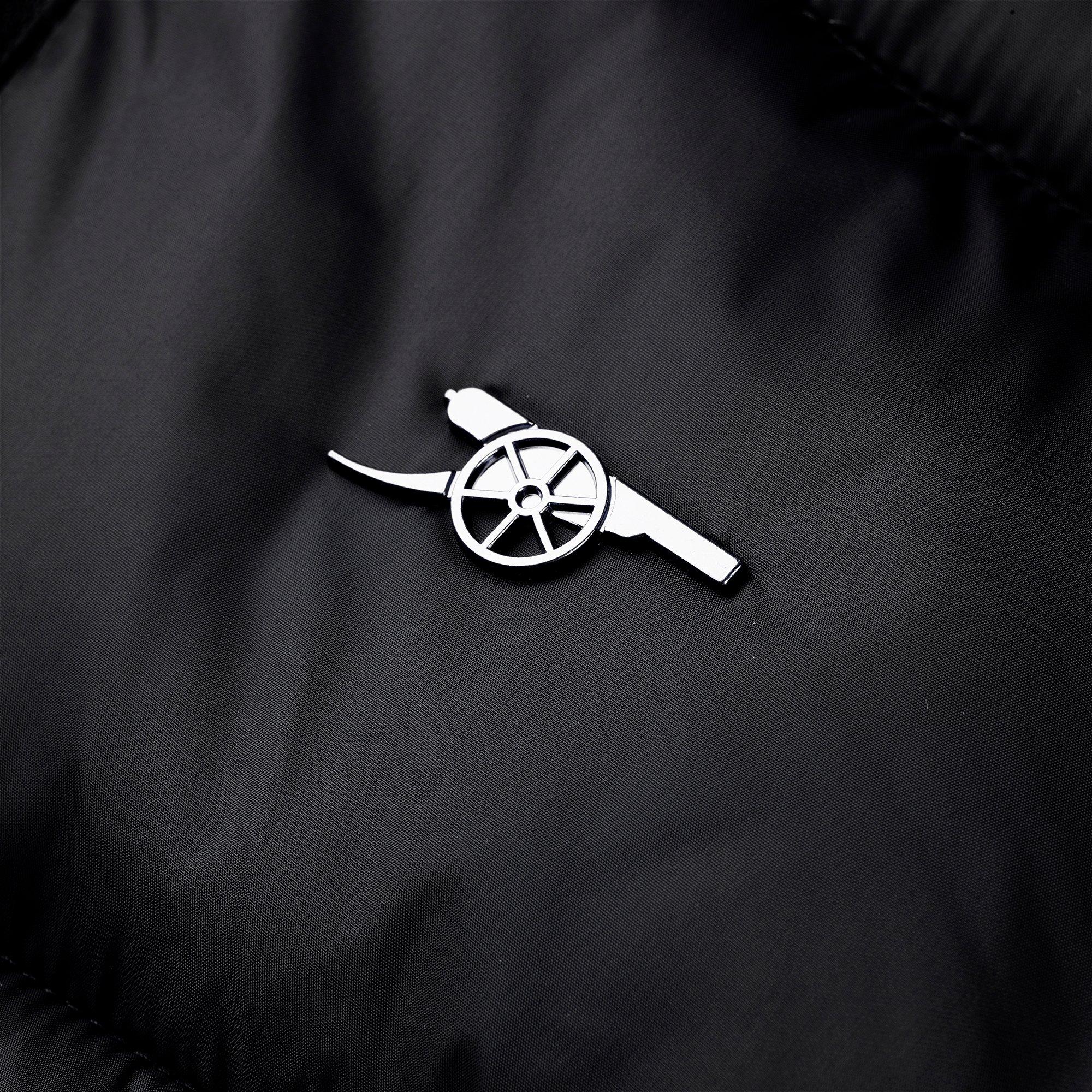 Arsenal Kids 1886 Black Padded Hood Jacket