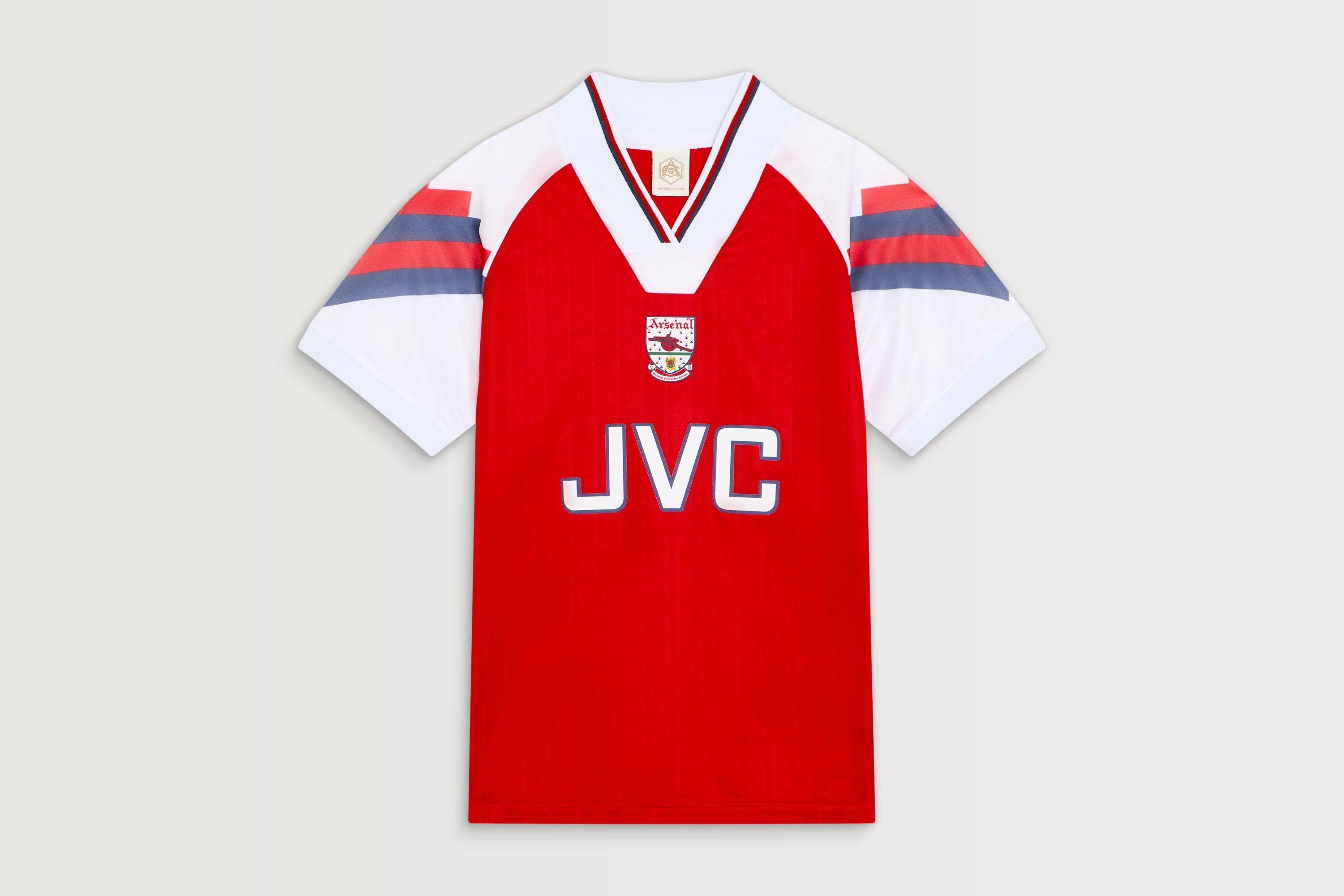 Arsenal Retro Crest Zip Fleece Sweatshirt