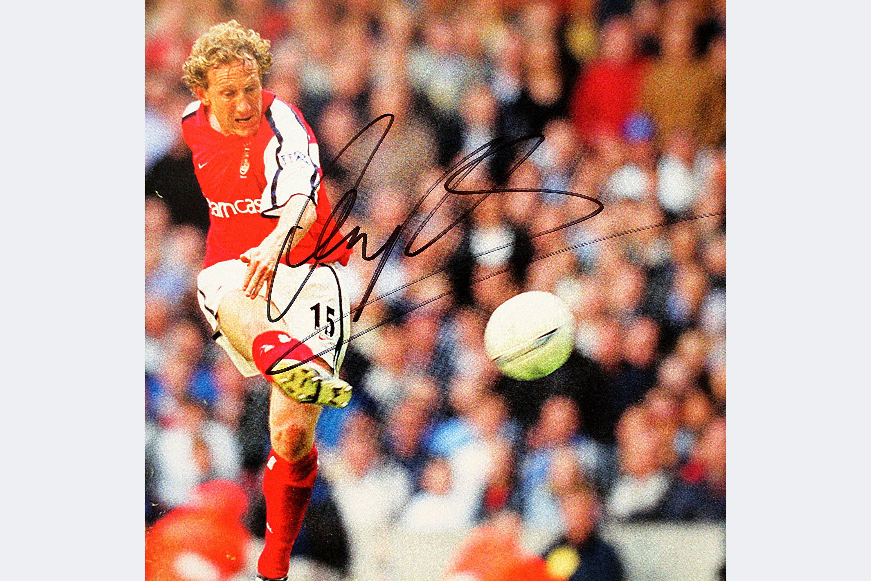 Arsenal Ray Parlour V Chelsea 2002 FA Cup Final Signed Print | Arsenal ...