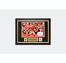Arsenal Aaron Ramsey Framed Signed Print