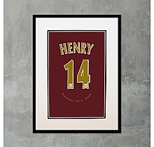 Arsenal Henry 14 Retro Shirt Print