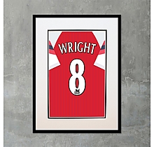 Arsenal Wright 8 Retro Shirt Print