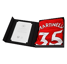Arsenal 21/22 Martinelli Boxed Signed Shirt