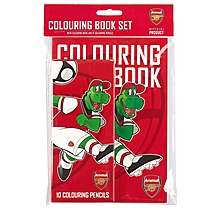 Arsenal Colouring Book & Pencils set