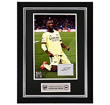 Arsenal Framed 21/22 Pepe Signed Away Print