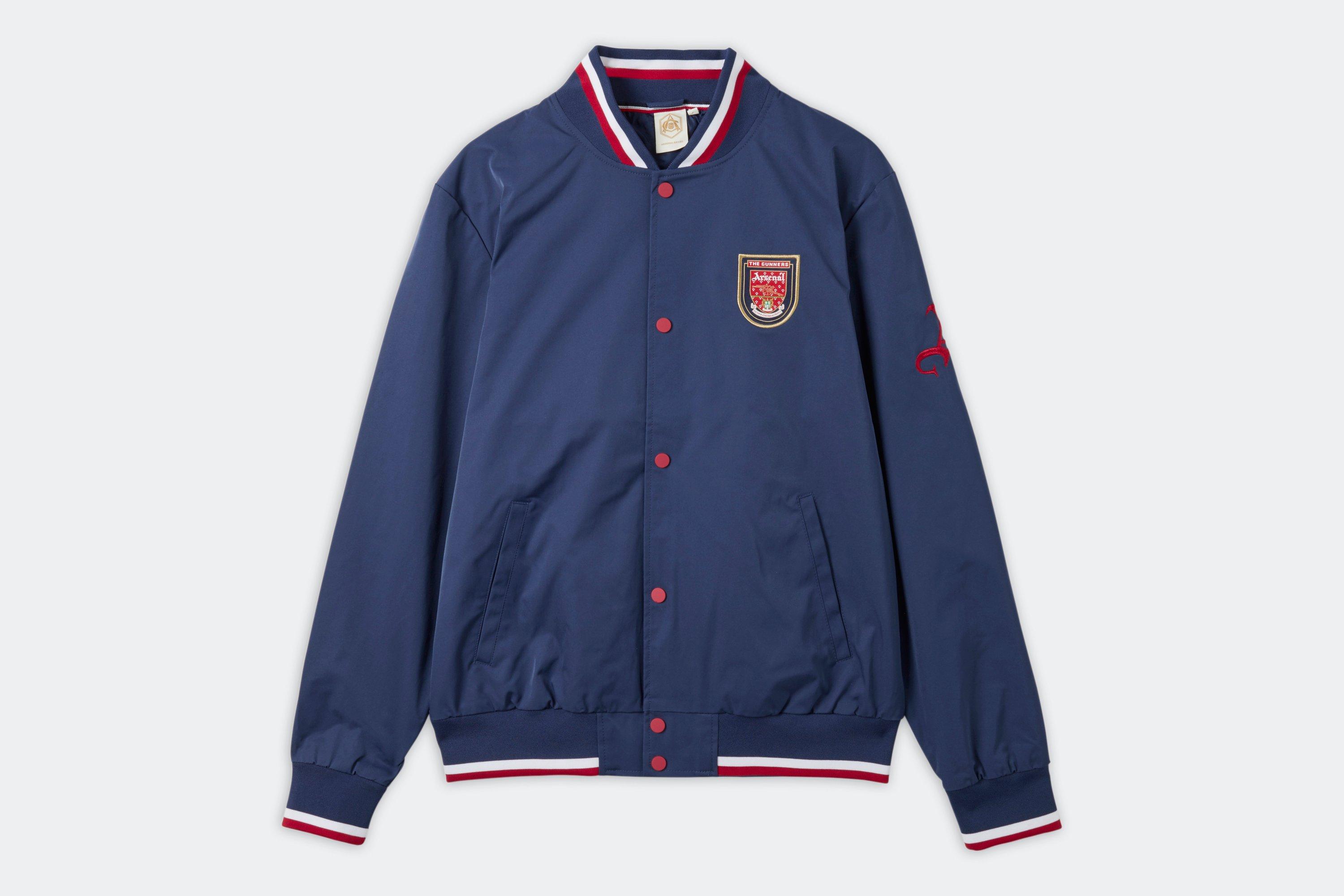 Arsenal Retro Crest Varsity Jacket