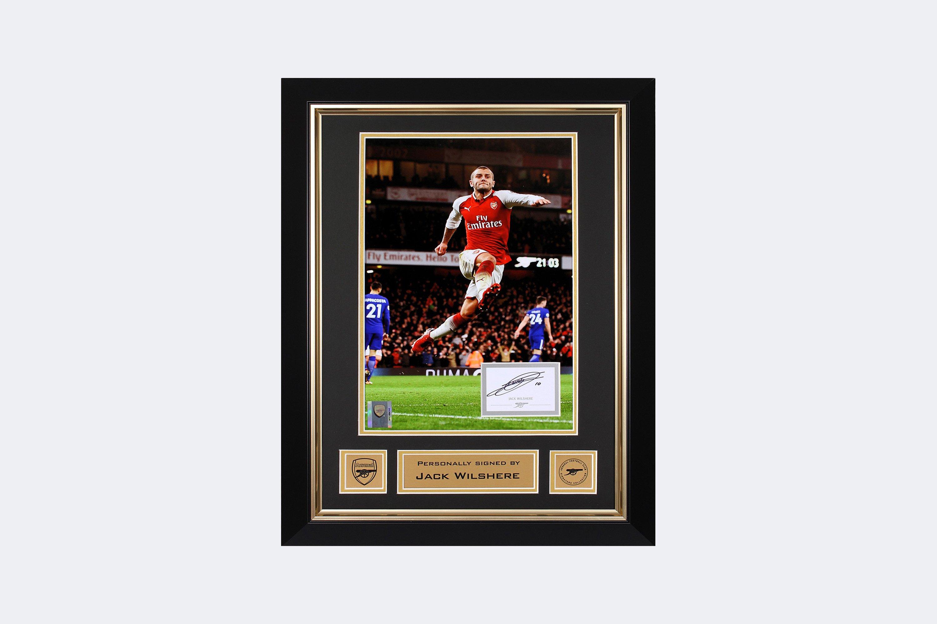 Arsenal Jack Wilshere Framed Signed Print