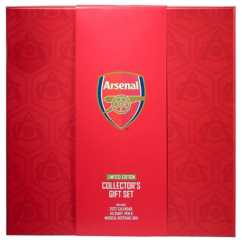 Official Arsenal FC 2020 Calendar & Scarf Gift Set 