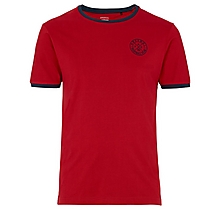 Arsenal Since 1886 Ringer T-Shirt Red