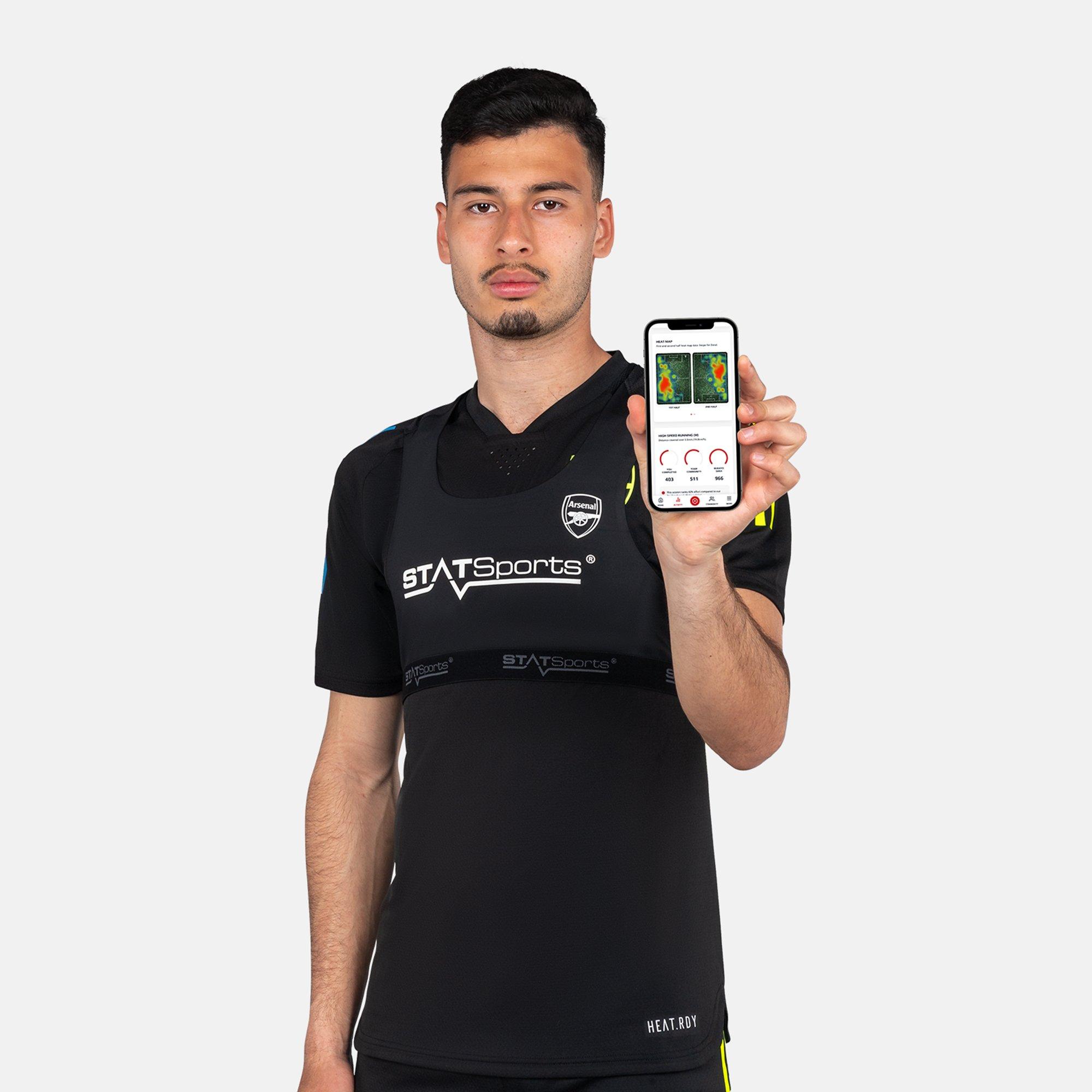 Black STATSports Apex GPS Performance Tracker Junior