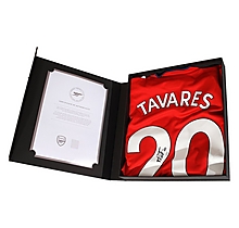 Arsenal 21/22 Tavares Boxed Signed Shirt