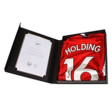 Arsenal 21/22 Holding Boxed Signed Shirt