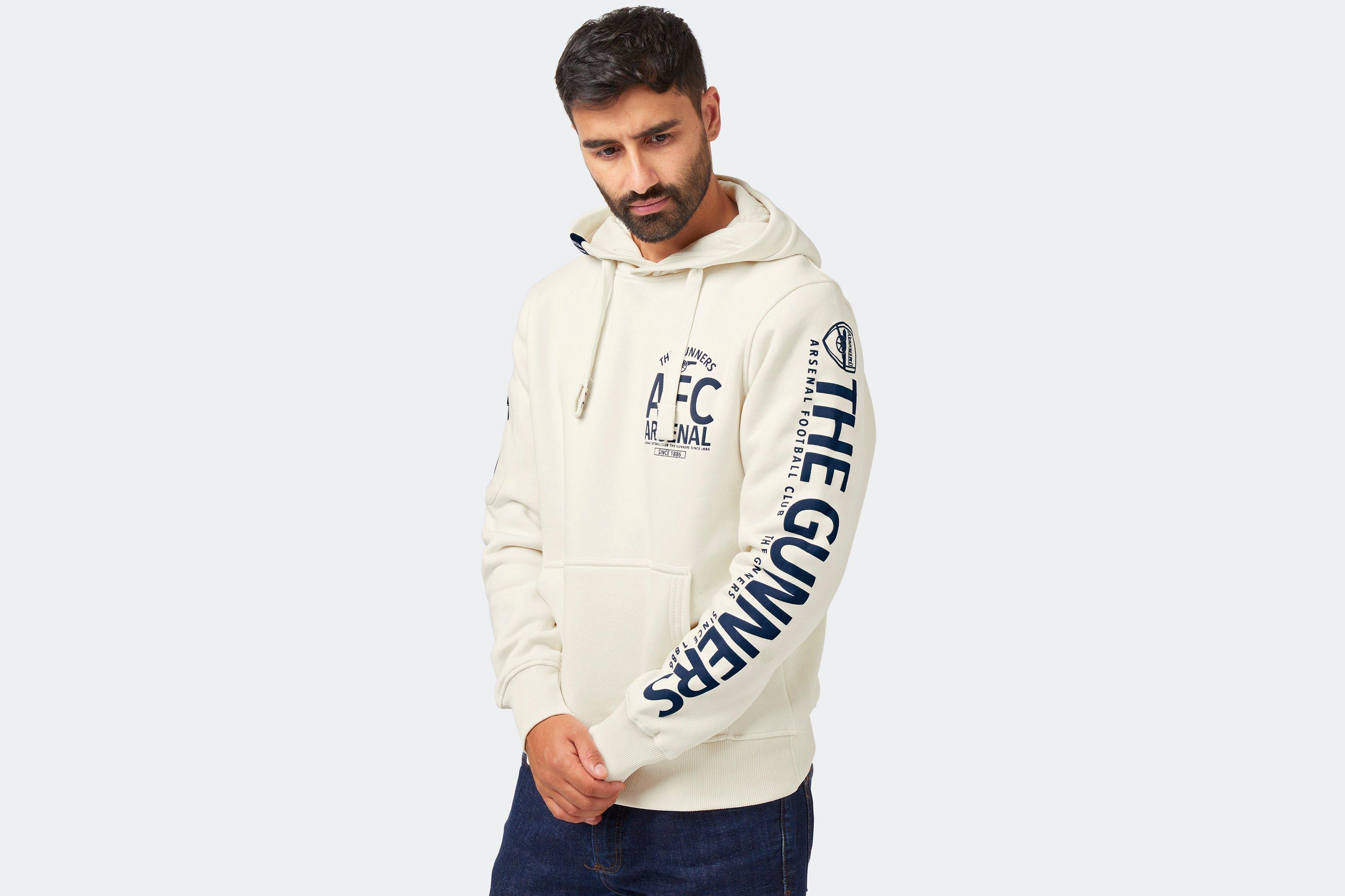 Arsenal Since 1886 The Gunners Hoodie White | Official Online Store