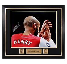 Arsenal Framed Signed Henry Clapping Print