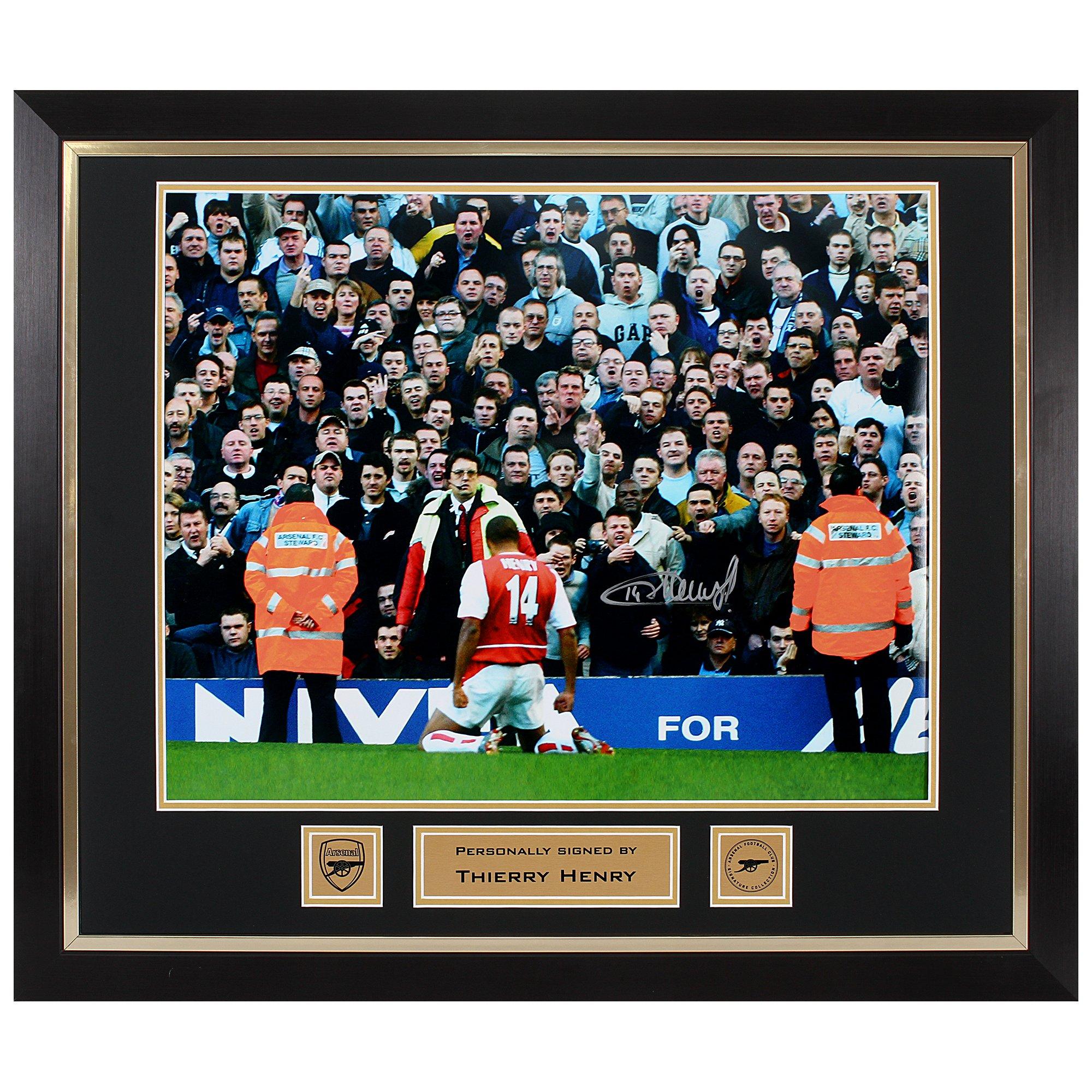 : Signed Black Soccer Thierry Henry Arsenal Autographed Photo  Photographed Picture Frame A4 12x8 Football Gift : Sports & Outdoors