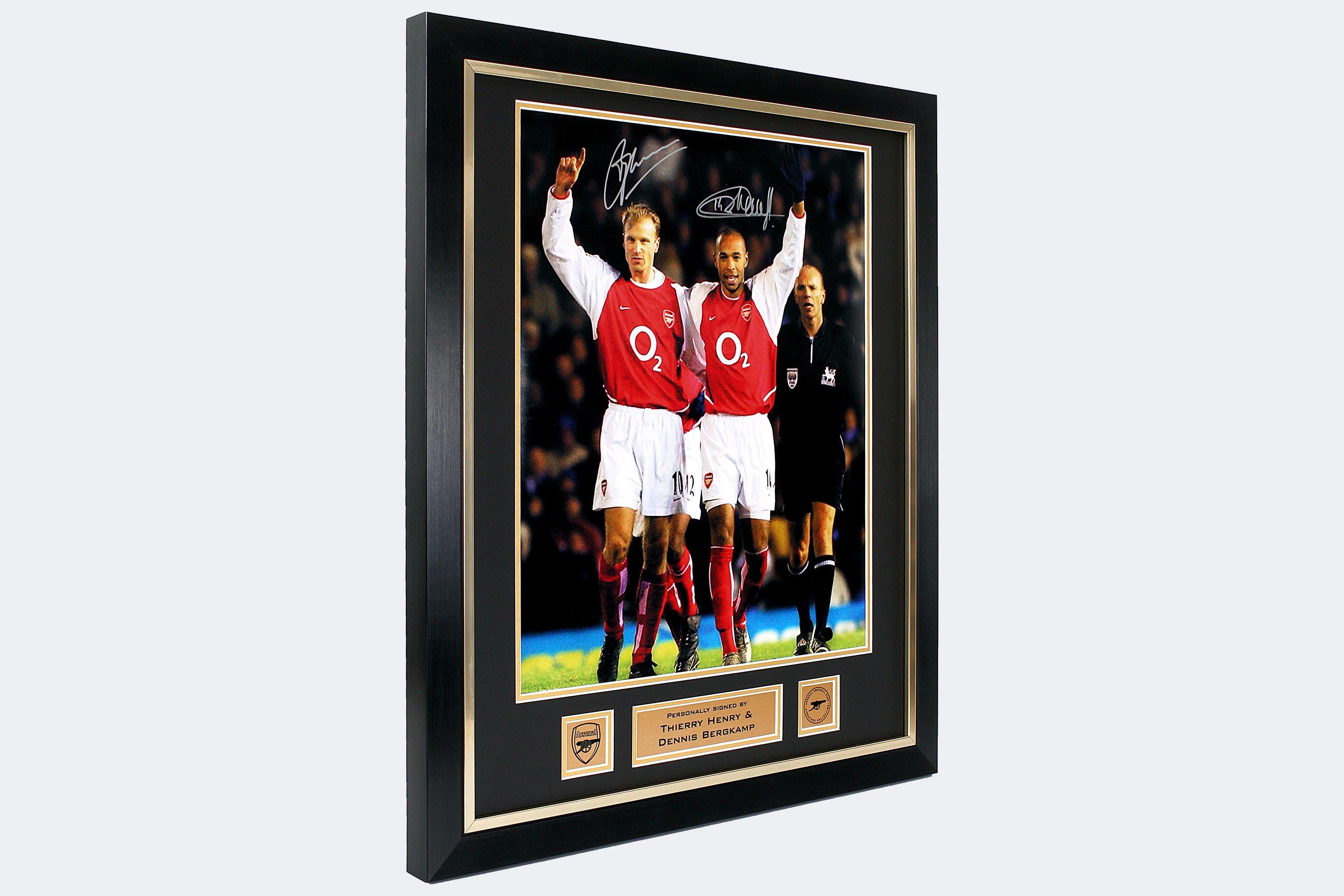 Arsenal Framed Signed Henry Knee Celebration Print