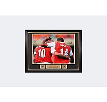 Arsenal Framed Signed Henry - Bergkamp Iconic Print