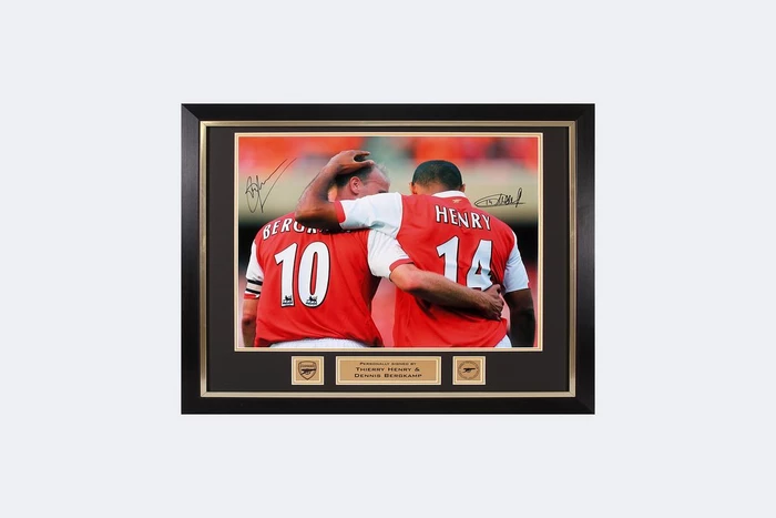 Arsenal Framed Signed Henry - Bergkamp Iconic Print